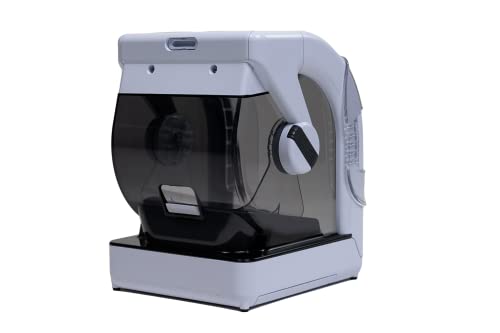 Closer Pets MiBowl Automatic Selective Microchip Smart Pet Feeder (CP500) - BPA and BHT Free Bowl with Enclosed Back for Small to Medium Cats and Small Dogs, White