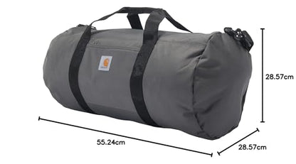 Carhartt Trade Series 2-in-1 Packable Duffel with Utility Pouch, Grey, Medium (21.5-Inch)