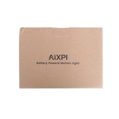 AIXPI Battery Powered Outdoor Lights, 240 Led Security Lights Outdoor Motion Sensor PIR, IP65 Waterproof Outdoor Wall Lights Wireless Flood Lights Indoor for Gardern Yard Porch Garage, White 1 Pack