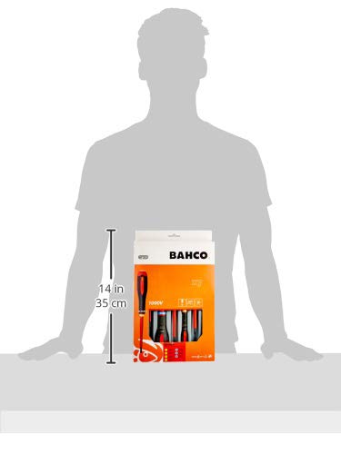 Bahco 9888S BE-9888s VDE Ergo Slot/Pozi Screwdriver Set (7 Pieces)