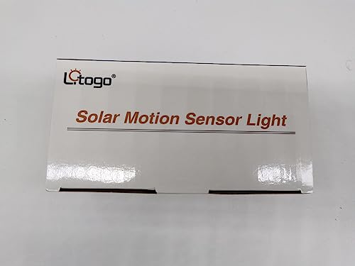 litogo [4 Pack 140LED Solar Security Lights Outdoor, Solar Motion Sensor Lights 270ºWide Angle Waterproof Solar Powered Durable Wall Lights Outside 3 Modes for Garden Fence Door Yard Garage Pathway