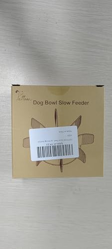 PETTOM Slow Feeder Insert for Dog Bowls - Silicone Cuttable Suitable for Small and Large Dog Bowls to Slow Down Eating - Anti-Slip Strong Suction
