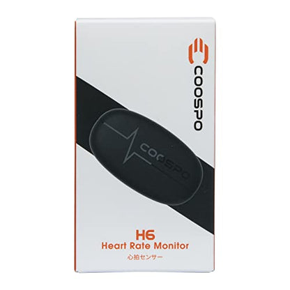 COOSPO H6 Heart Rate Monitor Chest Strap,Bluetooth ANT+ HRM,for Running Cycling Gym Sports