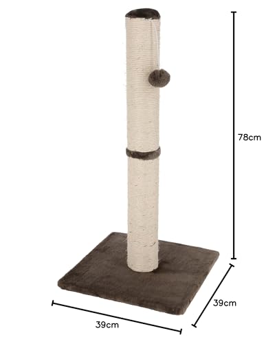 Kerbl Cat Opal Maxi Scratching Post, 39 x 39 x 78 cm
