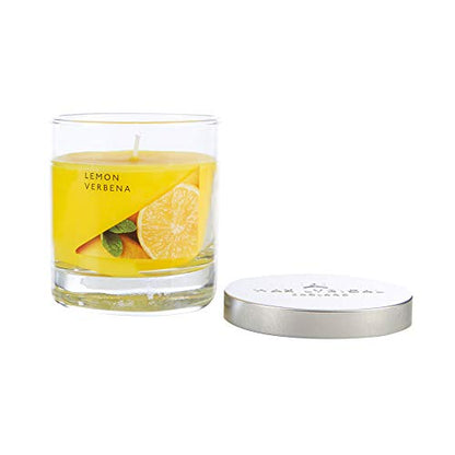 WAX LYRICAL Medium Wax Fill Candle Lemon Verbena. Burn Time Approx 50 Hours Jar ,Silver
