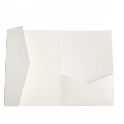 Ivory Invitation Pocket Envelope For Wedding Engagement Bridal Shower Birthday 20 sets (ivory)
