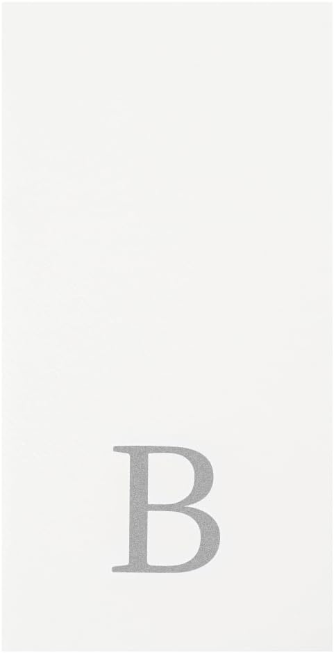 Luxenap 15.8 X 7.9 Inch Linen-Feel Guest Towels, 2000 Lettered Hand Towels