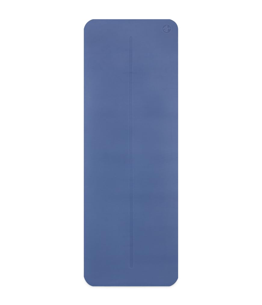 Manduka Begin Yoga Mat 68" - 5mm Cushioning | Comfortable, Lightweight & Reversible with Alignment Stripe | Budget-Friendly | 68 x 24 inches