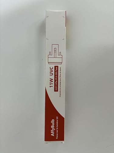AffyBulb 2 * 11W G23 PLS Replacement UV Bulb,for Pond UVC Filters Machine or Clarifiers