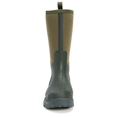 Muck Boots Unisex Derwent II Pull On Waterproof Wellington Boot, Dark Green, 8