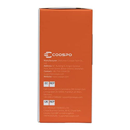 COOSPO H6 Heart Rate Monitor Chest Strap,Bluetooth ANT+ HRM,for Running Cycling Gym Sports