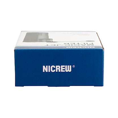 NICREW Fish Tank Filter, Internal Aquarium Filter for Small Tank, Coldwater or Tropical Aquariums, Up to 20L Black