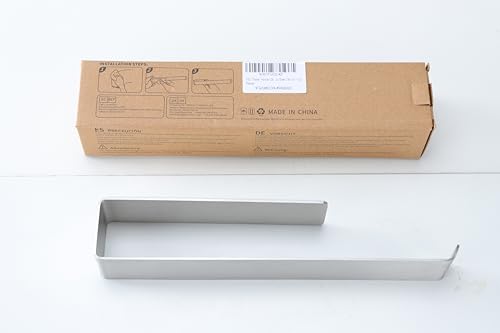 YIGII Towel Holder 26CM - Hand Towel Rail Self Adhesive Hand Towel Rack Open Towel Ring for Bathroom, Stainless Steel (No Drilling)