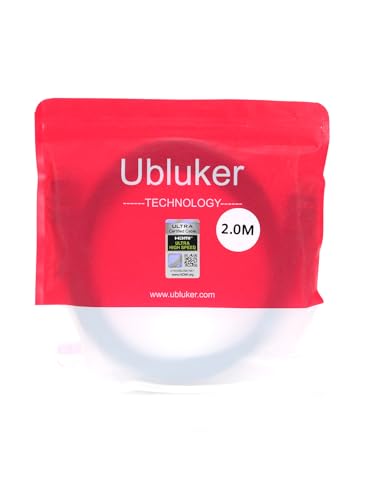 Ubluker 10K 8K 4K HDMI Cable 48Gbps 2M, Certified Ultra High Speed HDMI® Cable 4K 240Hz 144Hz 8K 60Hz 0.01ms HDR10+ ARC eARC HDCP2.3 N-etflix R-oku TV PC Monitor Projector PS5 4 X-box