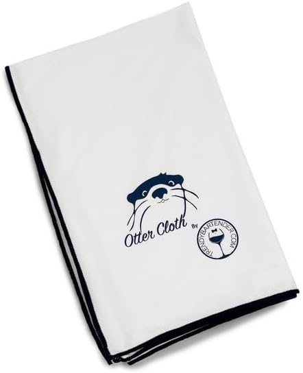 Trendy Bartender Toast to Perfection Microfiber Commercial Grade Glass