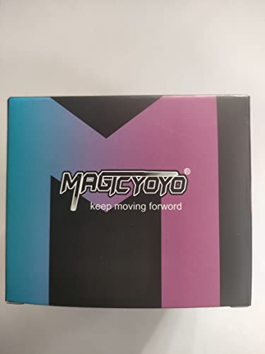 MAGICYOYO Responsive Yoyo for Kids K2 Crystal Pink Purple, Dual Purpose Beginner, Trick Professional Ball with Unresponsive Bearing Kit + 12 Strings Case (MGYOYOK2CPP)