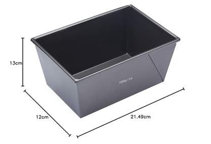 MasterClass 3 lb Loaf Tin with PFOA Non Stick, Robust 1 mm Carbon Steel, 21.5 x 13 cm Bread Pan
