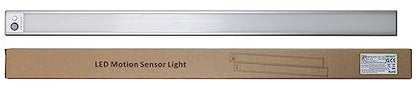 SOAIY LED Dimmable Under-Unit Light 60 cm Kitchen Lamp 3000 mAh Rechargeable Cabinet Lighting with Motion Sensor 3 Light Heat 2700 K,6500 K Magnetic Light Strip for Kitchen Cupboard Wardrobe Bathroom