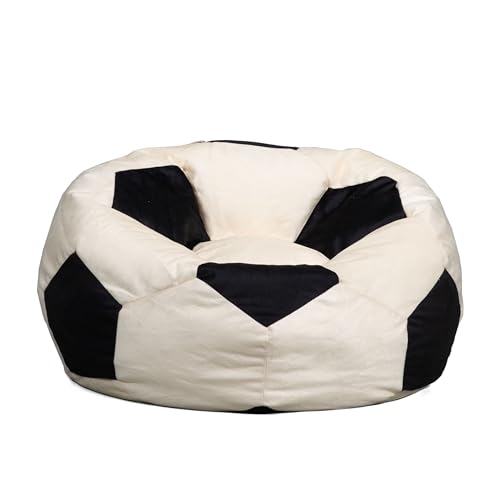 Big Joe Classic Bean Bag Chair, Mini Clouds Oat Smartmax, Durable Polyester Nylon Blend, 2 feet Round