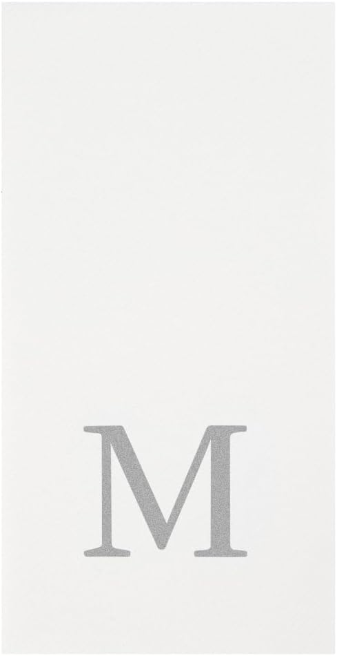 Luxenap 15.8 X 7.9 Inch Linen-Feel Guest Towels, 50 Lettered Hand Towels