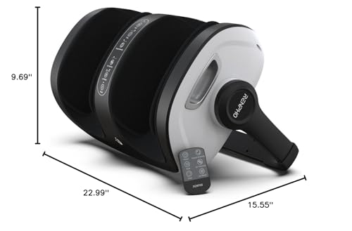 RENPHO Shiatsu Foot Massager with Heat, FSA HSA Eligible, Foot and Calf Massager Focus on Feet Health, Deep Kneading Massage for Plantar Fasciitis Relief, Fits Size up to 14, Fathers Day Dad Gifts