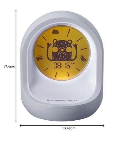 Tommee Tippee Sleep Trainer Clock, Timekeeper Connected Sleep Aid, from The Creators of The Groclock, App-Enabled Alarm Clock and Nightlight for Children