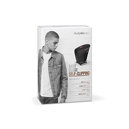 BaByliss The Crew Cut: DIY Hair Clipper, Cordless, Multi-directional easy self-hair cutting