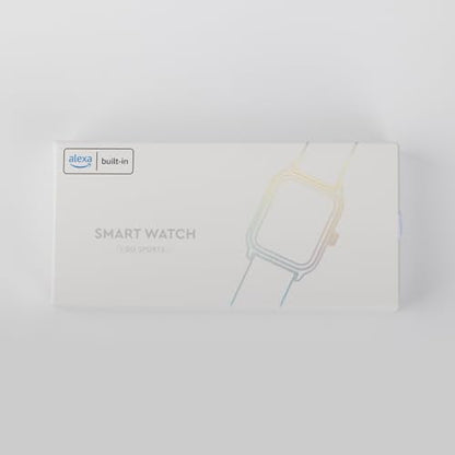 Smart Watch for Men Women, Answer/Make Calls, Alexa Built-in, [1.8"HD Screen] Smart Watches for iPhone/Samsung/Android, Fitness Watch with Heart Rate Sleep SpO2 Monitor,IP68 Waterproof, 100+ Sports