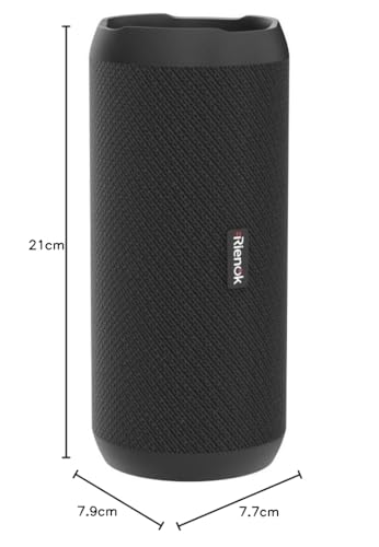 RIENOK Bluetooth Speaker Portable Wireless, 30W Enhanced Bass, IPX7 Waterproof, Bluetooth 5.3, Outdoor Speaker for Travel and Sport