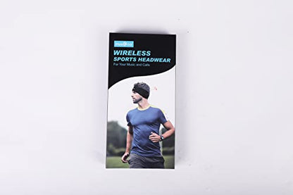 MUSICOZY Sleep Headphones Headband Bluetooth Soft Headphones for Sleeping & Sport with Thin Speakers,Wireless Music Earphones Tech Gifts for Men Women Teens Yoga Workout Fitness Relax Travel