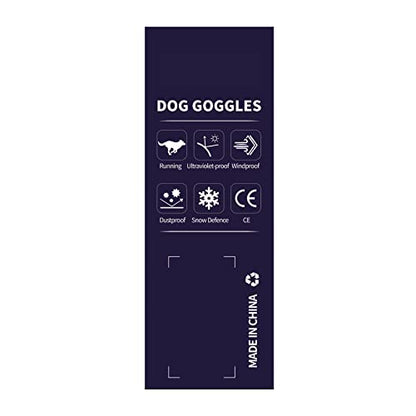 PETLESO Dog Sunglasses for Small Dogs Waterproof Anti-UV Protective Glasses for Small Dogs - Transparent