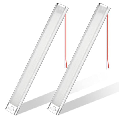URAQT 12V LED Interior Lights Bar, 120 LED Universal Strip Light with On/Off Switch, 2 Pack Motorhome Interior Lights Ceiling Roof Lights Indoor for Camper Van Caravan RV Indoors Strip Light