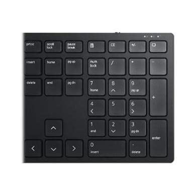Dell KM5221W Pro Wireless Keyboard and Mouse, UK (QWERTY), 2.4GHz, 128-bit AES Encryption, 4000 dpi, Windows, Apple, Android, Linux and Chrome, (Black)