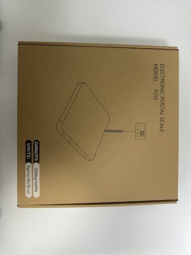 KUAIVO Parcel Scale, High Precision Platform Scales 200 kg/10 g with LCD/Hold/Tare Function, Stainless Steel Postal Scales for Packages, Luggage, Warehouse, Business and Home Use, Rechargeable
