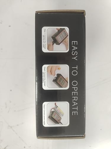 HTRC Lipo Battery Charger, 20W Lipo Charger for 2-3S Lipo Battery Pack(7.4V-11.1V), Airsoft Battery Charger, Fast RC Balance Charger for RC Car, Airsoft Gun, RC Boat, Etc