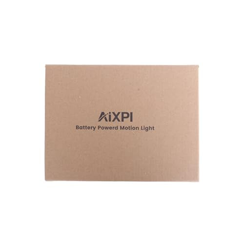 AIXPI Battery Powered Outdoor Lights, 240 Led Security Lights Outdoor Motion Sensor PIR, IP65 Waterproof Outdoor Wall Lights Wireless Flood Lights Indoor for Gardern Yard Porch Garage, White 1 Pack
