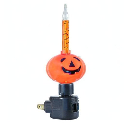 Novelty Lights Halloween Pumpkin Bubble Light Night Light, Orange Liquid