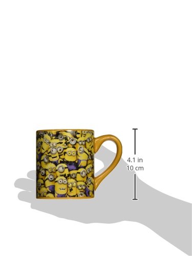 Silver Buffalo Universal's Despicable Me Cluttered Minions Ceramic Coffee Mug, 14 Ounces