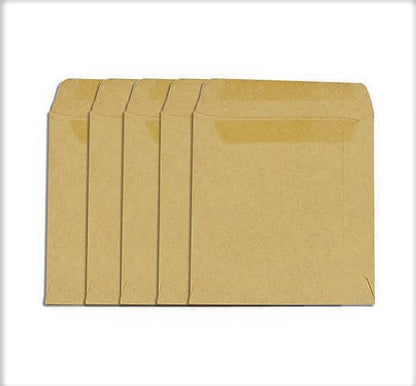 Q-Connect Envelope Wage 108x108mm Plain Self Seal 90gsm Manilla (Pack of 1000),brown