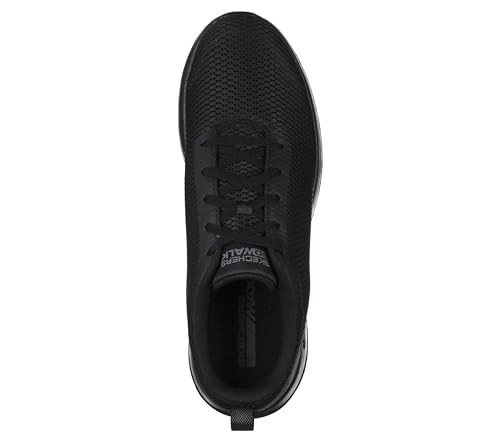 Skechers Men's Go Walk Max Effort Trainers, Black Textile Trim, 9 UK