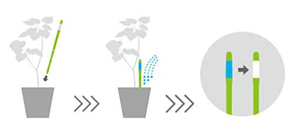SUStee Watering Indicator for Plants (Set of 5, Small, White) - Smart Watering for All Plants, Works in All Soils | Minimalistic Design, Easy-to-Use, No Batteries | 100% Made in Japan