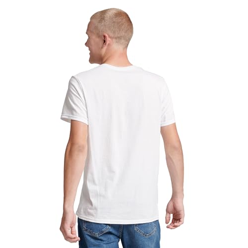 Russell Athletic Mens Cotton Performance Short Sleeve T-Shirt T Shirt, White, Medium US