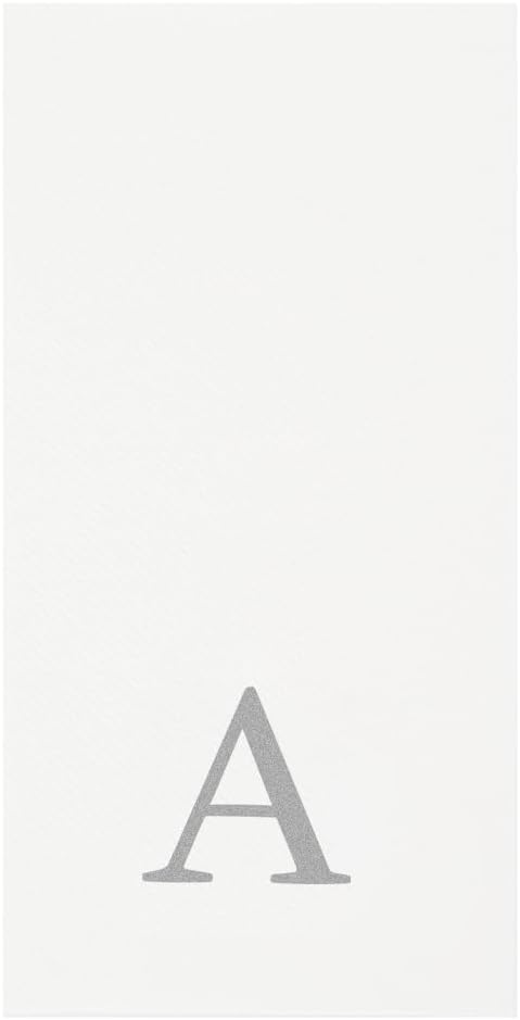 Luxenap 15.8 X 7.9 Inch Linen-Feel Guest Towels, 2000 Lettered Hand Towels