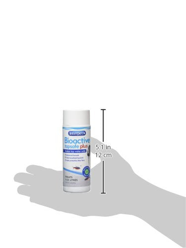 Interpet Bioactive Tapsafe Aquarium Water Dechlorinator & Conditioner, 500 ml, Keeps Fish Safe, Fast Acting, Removes Harmful Toxins from Tap Water Before Adding to Your Tank