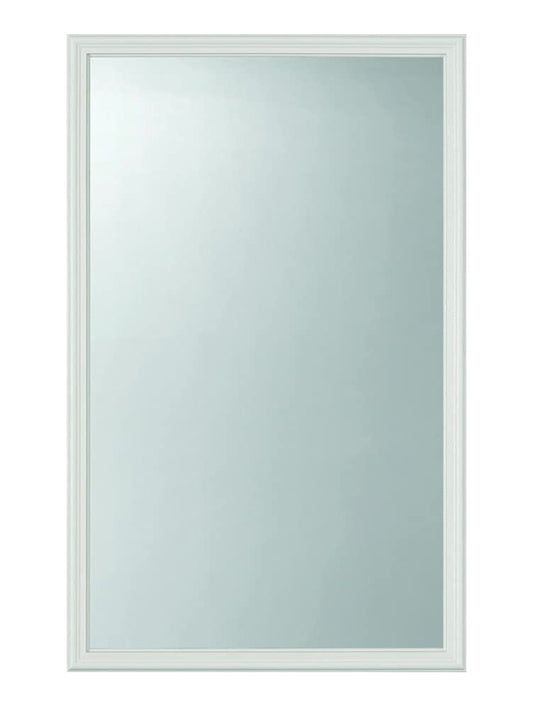 ODL Exterior Door Glass Replacement - Entry Door 24" x 38" Insert Glass Kit with Energy Efficient Low-E Double Pane Tempered Clear Glass - Home Improvement - White Frame