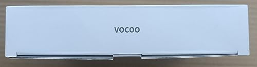 VOCOO Wireless Thermometer Indoor Outdoor Hygrometer with 1 Remote Sensors,Digital Humidity Temperature Gauge Meter Monitor with Backlit Clock Min/Max Value, ℉/℃ Air Indicator for Home, Greenhouse