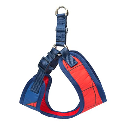 Marvel Comics Spiderman Superhero Dog Harness | No Pull, Red No Escape Vest for Large Dogs | Costume in Size Large (L)