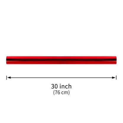 RUSPEPA Red Metallic Wrapping Paper - 81.5 Sq Ft - Solid Color Paper Perfect for Wedding,Birthday,Christmas,Baby Show - 30 inches x 32.8 feet