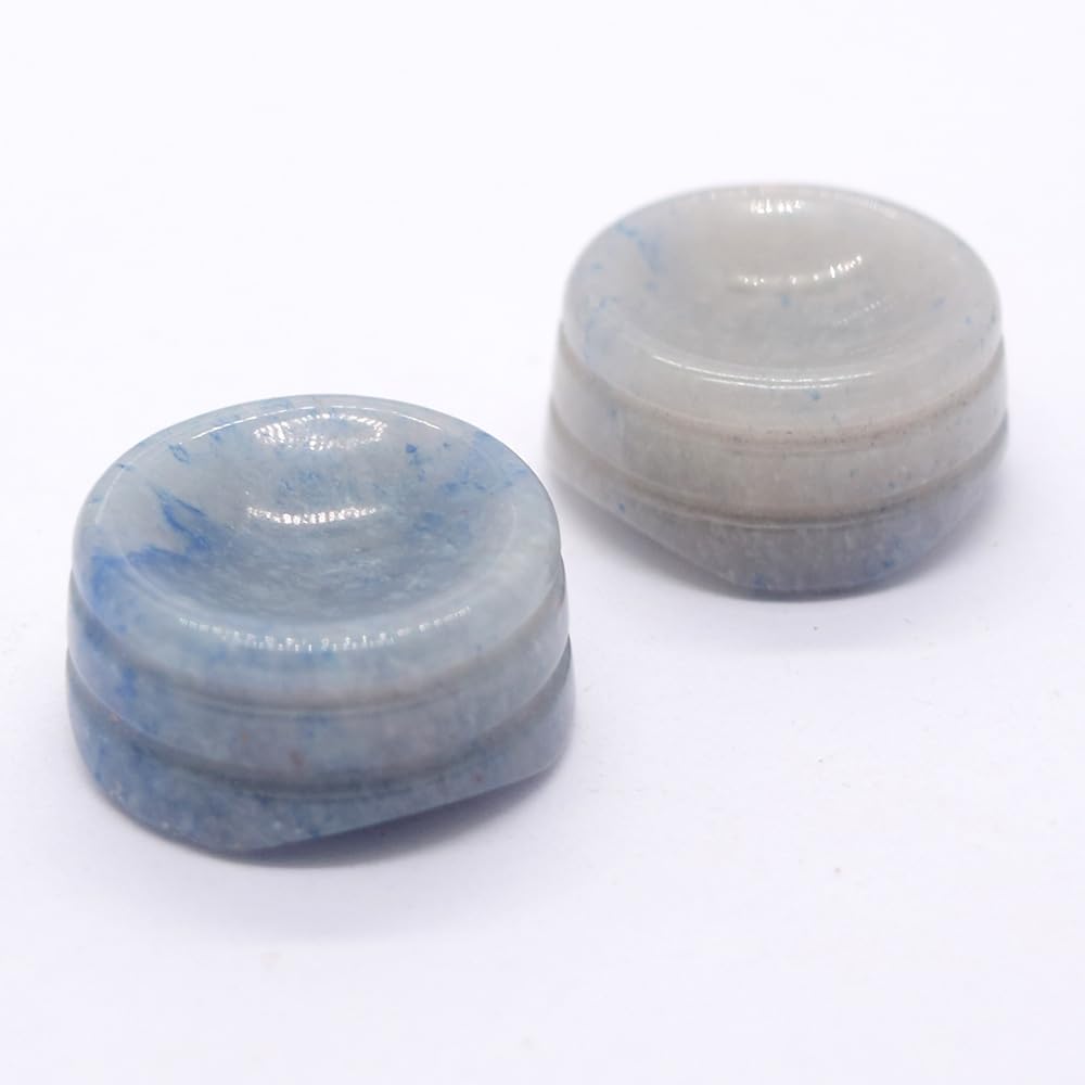 ZHU YU CHUN 6PCS Small And Exquisite Mini Crystal Base Gemstone Sphere Stands Egg Base Display Display Pedestals Sphere Holders Gemstone Spheres for Crystal Ball (6 colour)