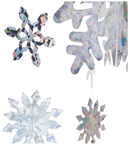 3-D Snowflake Mobile Party Accessory (1 count) (1/Pkg)